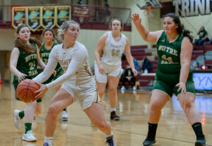 Trinity girls rout Wood County Christian 58-12